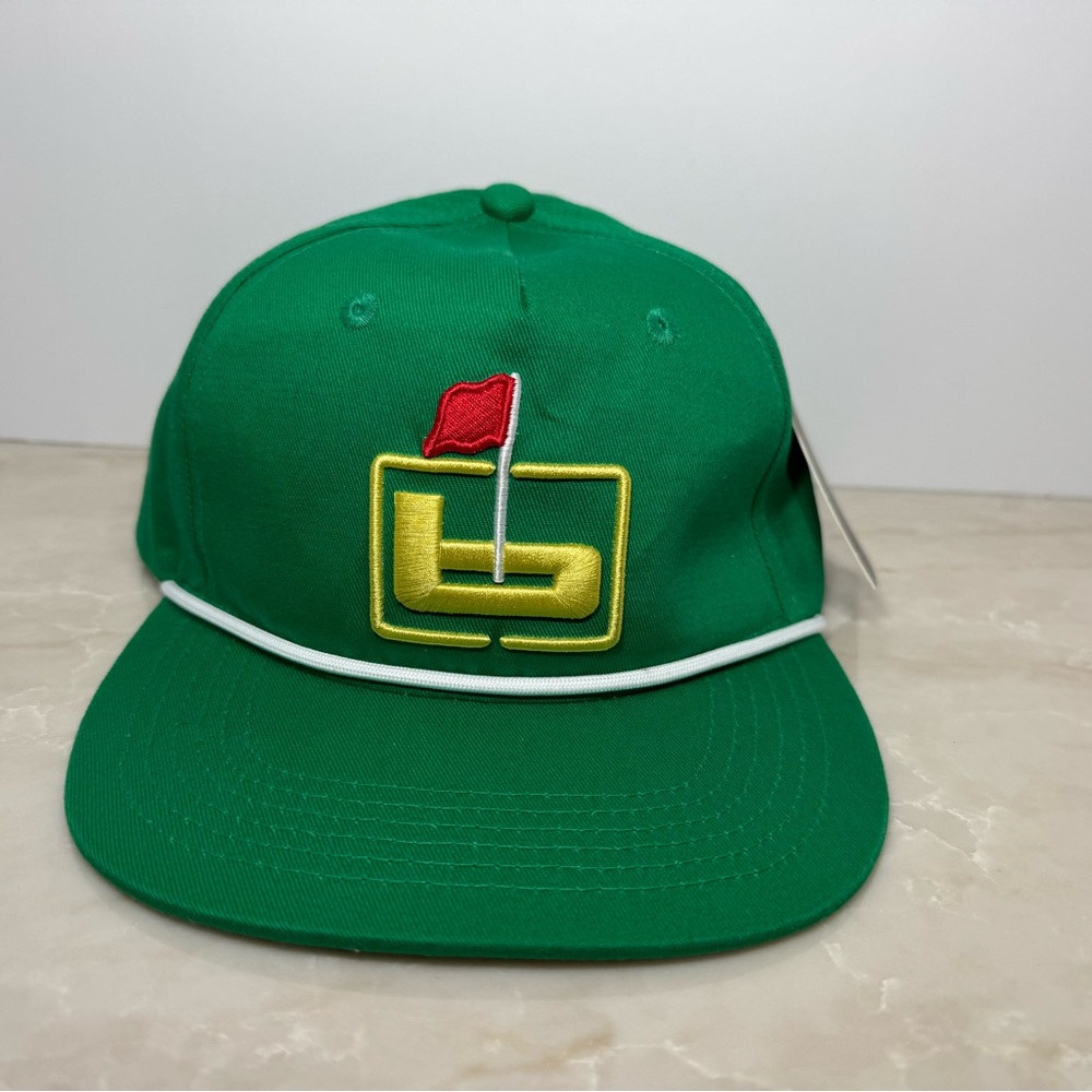 Banded Augusta Green Lost Masters Snapback Golf Hat Rope Brim Adjustable New
